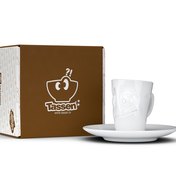 Кофейная пара tasty, 80 мл, белая