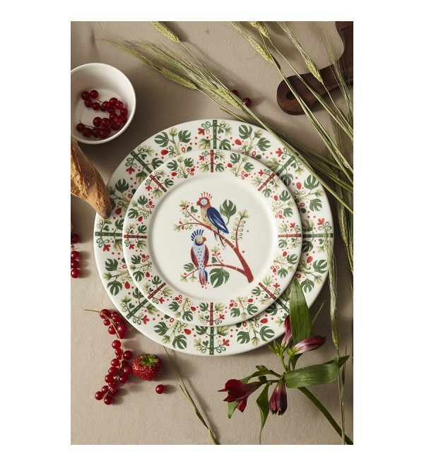 Тарелка parrot из коллекции birds of paradise, D21 см