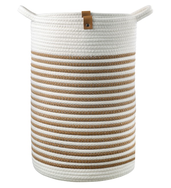 Корзина для хранения thea D30х46 см, бежевая/горчичная