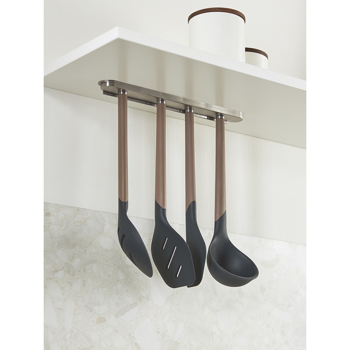 Шумовка smartchef, 31 см, капучино-графит