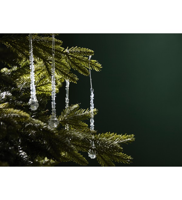 Набор ёлочных украшений icy sparkles из коллекции new year essential, 6 шт.