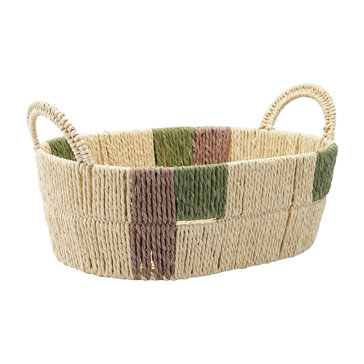 Корзина плетеная овальная bodhran nature из коллекции ethnic, размер l