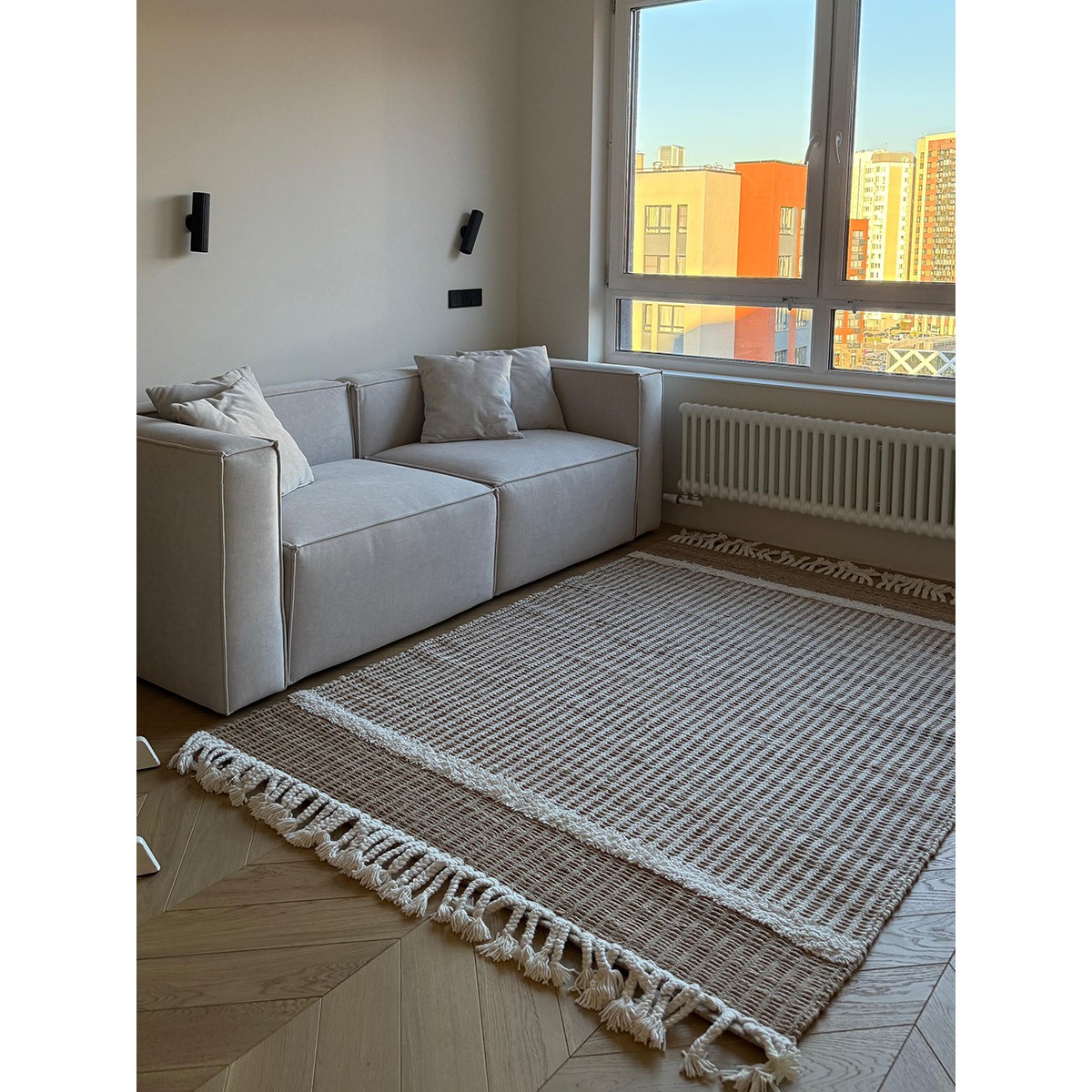 Ковер из джута и шерсти mumbai из коллекции ethnic, 160х230см
