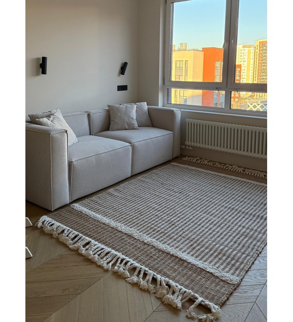 Ковер из джута и шерсти mumbai из коллекции ethnic, 160х230см