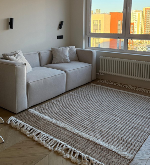 Ковер из джута и шерсти mumbai из коллекции ethnic, 160х230см