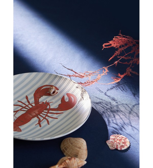 Набор из четырех тарелок aquarium из коллекции sea treasures, D21,5 см