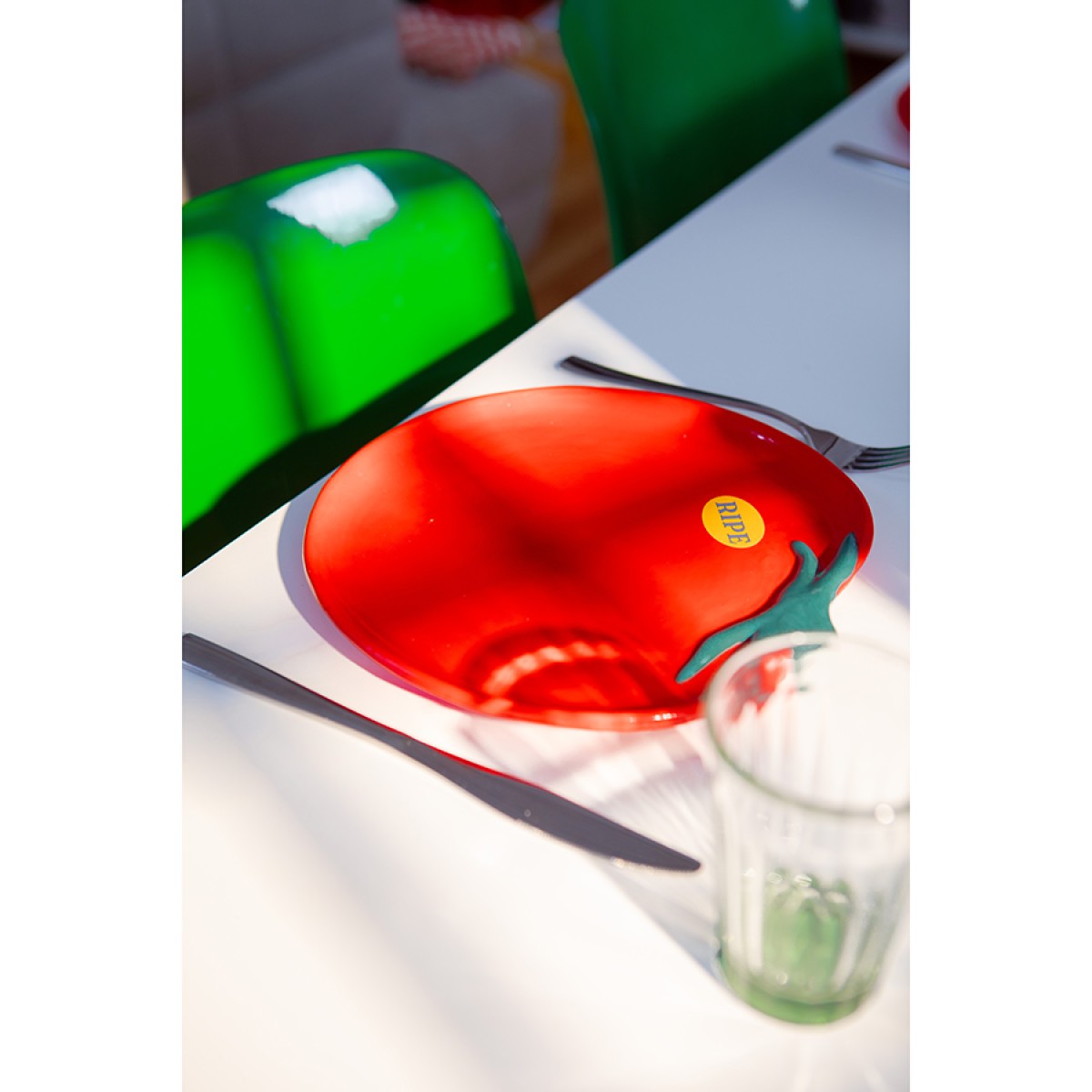 Тарелка сервировочная tomato, D24 см