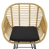 Стул барный vetle bent, ротанг
