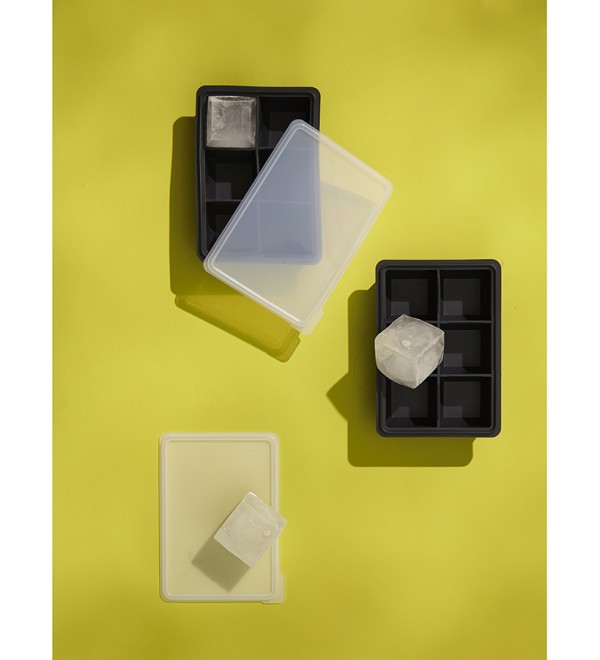 Форма для льда с крышкой ice cubes