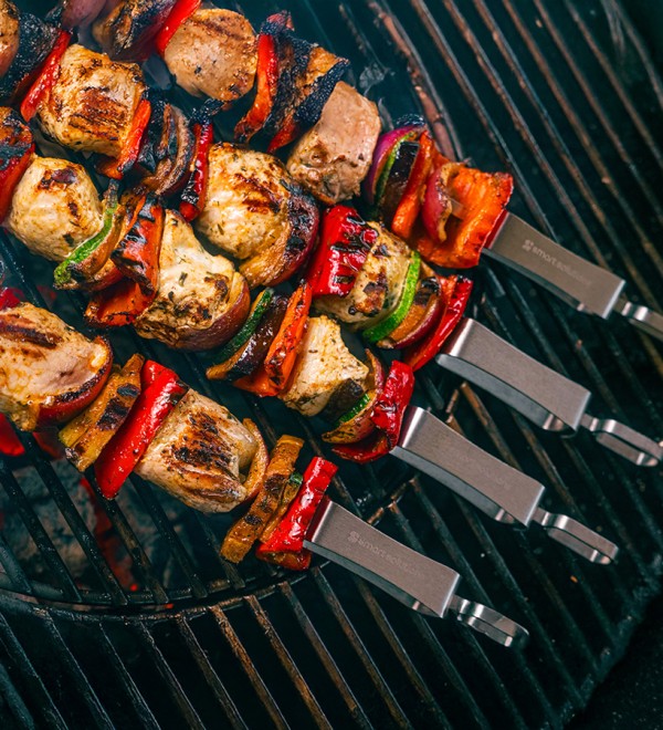 Набор шампуров для барбекю smart grill, 4 шт.