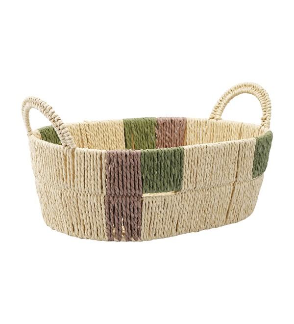 Корзина плетеная овальная bodhran nature из коллекции ethnic, размер m