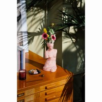 Ваза для цветов venus, 31 см, розовая