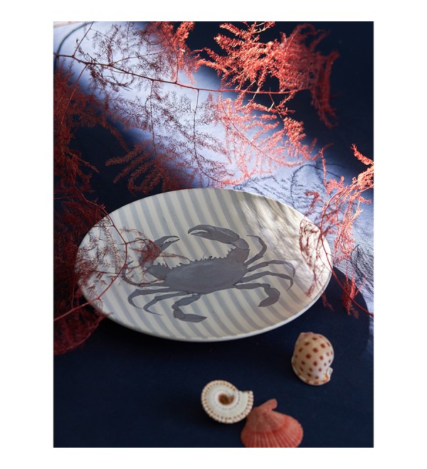 Набор из четырех тарелок aquarium из коллекции sea treasures, D21,5 см