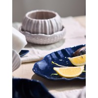 Блюдо сервировочное clams синего цвета из коллекции sea treasures