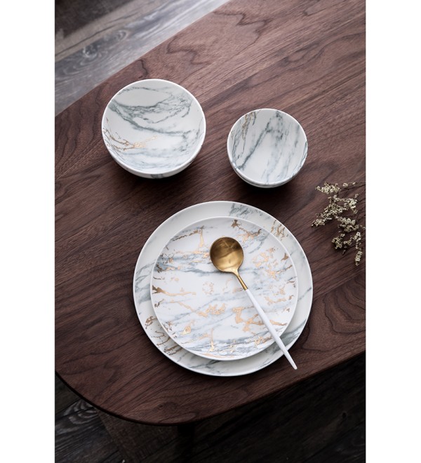 Набор тарелок marble, D26 см, 2 шт.