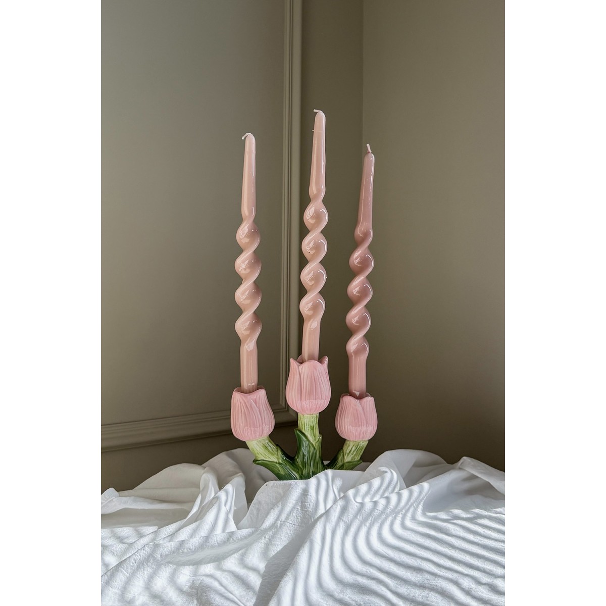 Подсвечник floret для трех свечей из коллекции blossom, 20 см