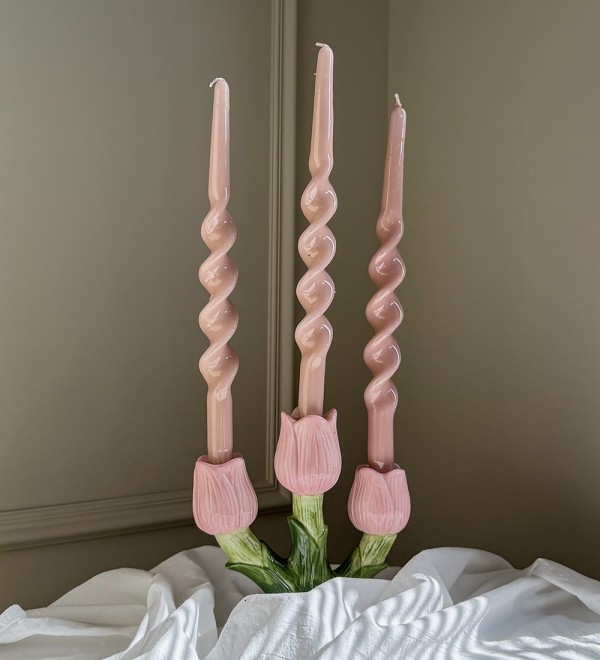 Подсвечник floret для трех свечей из коллекции blossom, 20 см