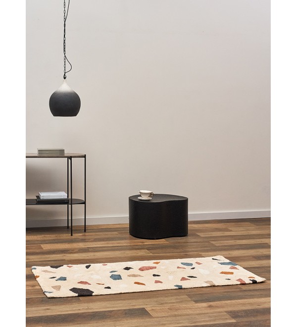 Ковер из хлопка terrazzo poetry из коллекции ethnic, 70х160 см