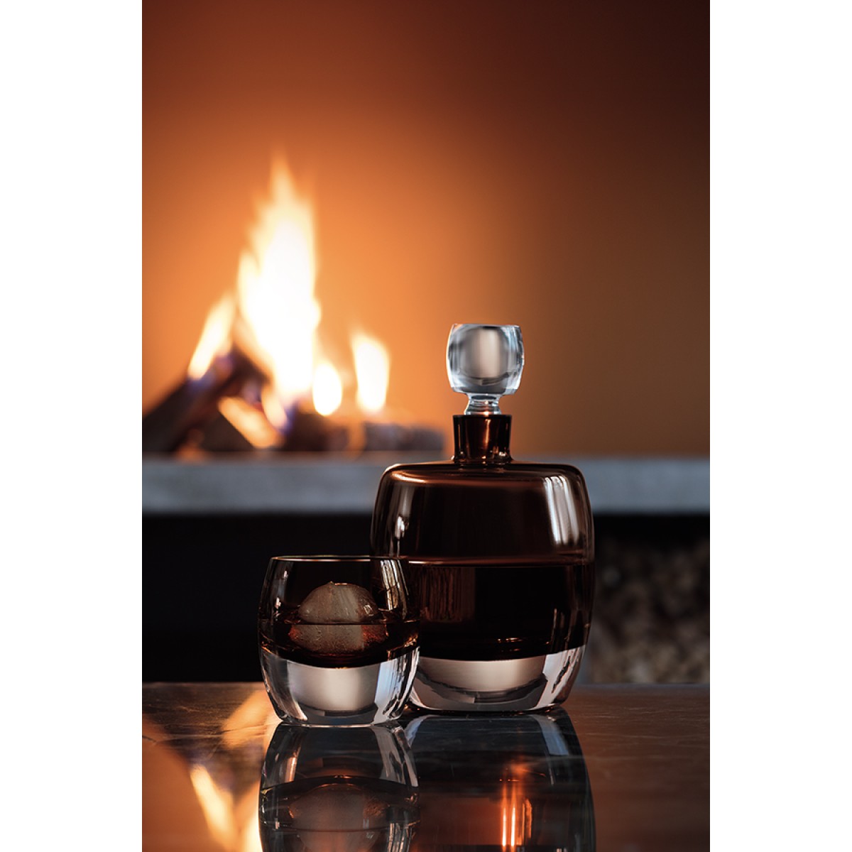 Декантер whisky club, 1,05 л, коричневый