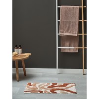 Коврик для ванной flow терракотового цвета из коллекции ethnic, 50x80 см