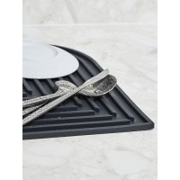 Коврик для сушки посуды dry flex, 34,5х31,5 см, графит
