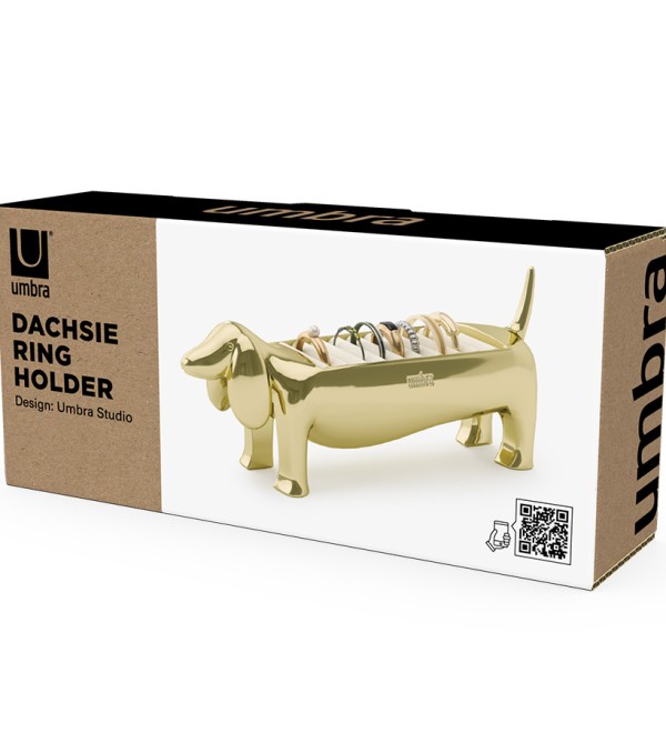 Держатель для колец dachsie, латунь