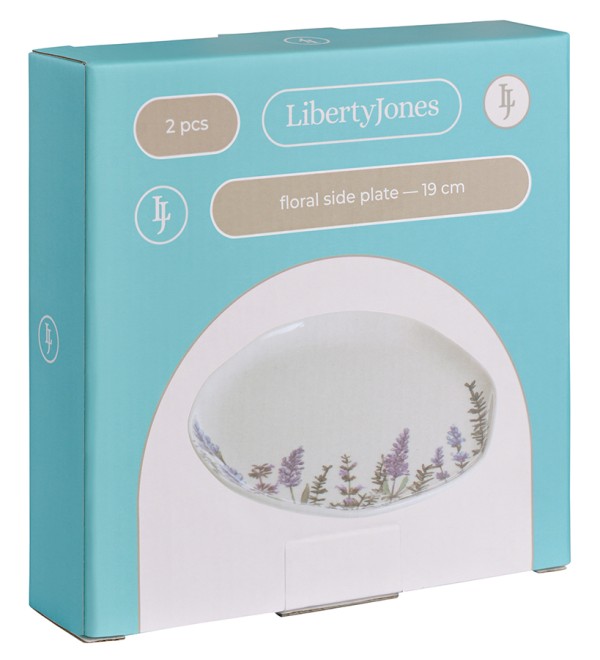 Набор тарелок floral, D19 см, 2 шт.