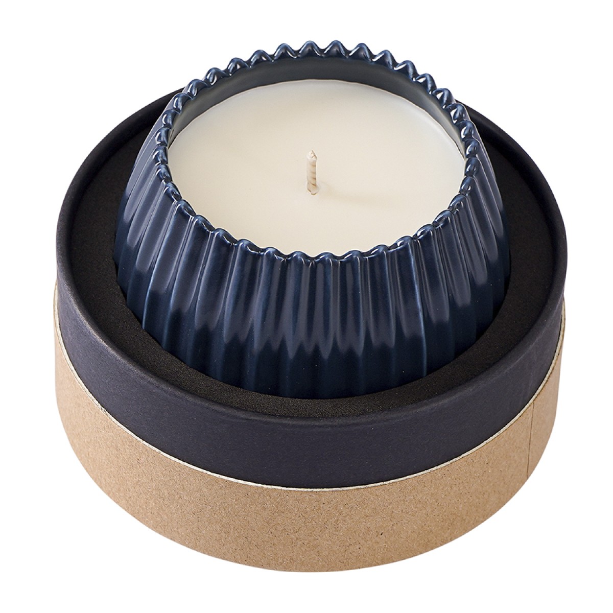 Свеча ароматическая cypress, jasmine & patchouli из коллекции edge, синий, 30 ч