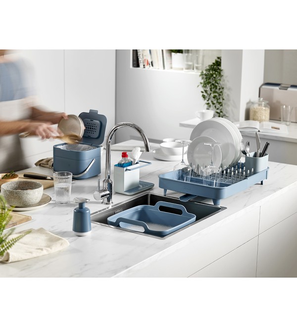 Контейнер для мытья посуды wash&drain™, синий