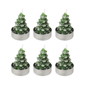 Набор декоративных свечей enchanted woods из коллекции new year essential, 6 шт.