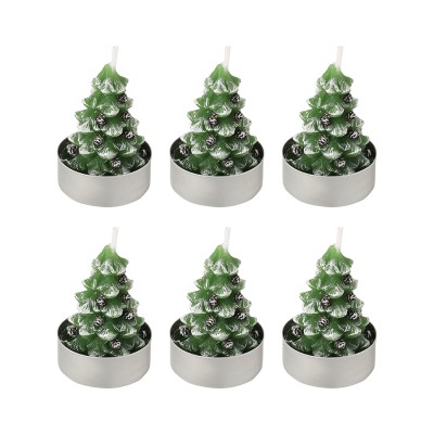 Набор декоративных свечей enchanted woods из коллекции new year essential, 6 шт.