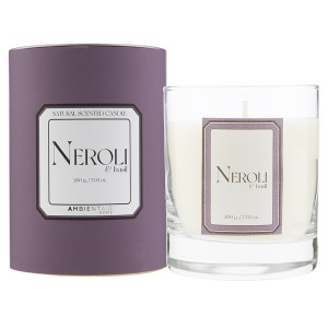 Свеча ароматическая sublime, neroli&basil, 40 ч