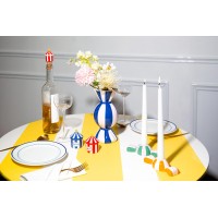 Подсвечник dolce vita, 5,5х10,5х3,7 см, желтый
