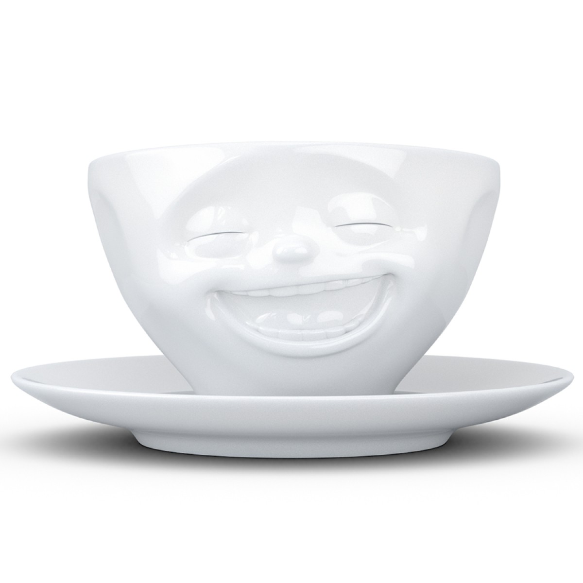 Чайная пара laughing, 200 мл, белая