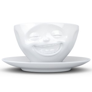 Чайная пара laughing, 200 мл, белая