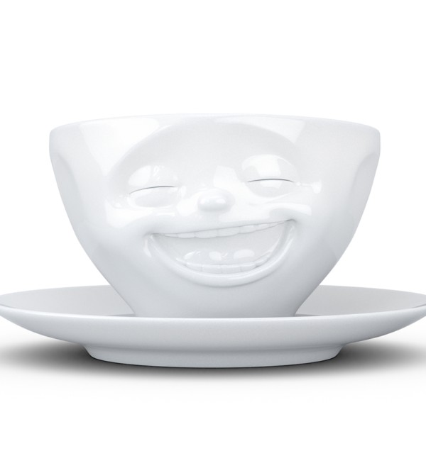 Чайная пара laughing, 200 мл, белая
