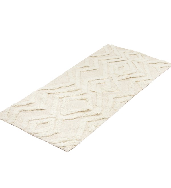 Ковер из новозеландской шерсти и хлопка imphal из коллекции ethnic, 70x160см