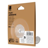 Крючок универсальный flex adhesive, белый