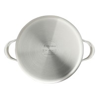 Кастрюля с крышкой 3ply etalon, D24 см, 6 л
