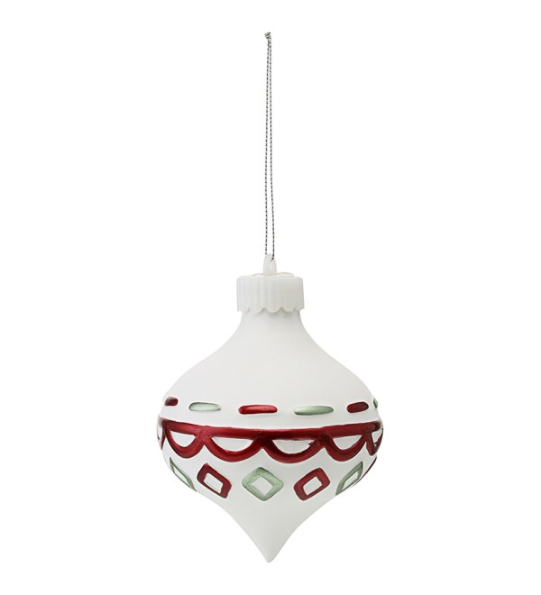 Набор ёлочных украшений с подсветкой festive embroidery из коллекции new year essential, 4 шт.