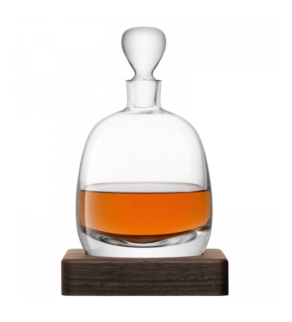 Декантер с деревянной подставкой islay whisky, 1 л