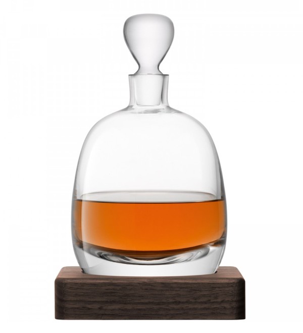 Декантер с деревянной подставкой islay whisky, 1 л