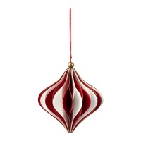 Набор новогодних украшений из бумаги Винтажное Рождество из коллекции new year essential, 4шт.