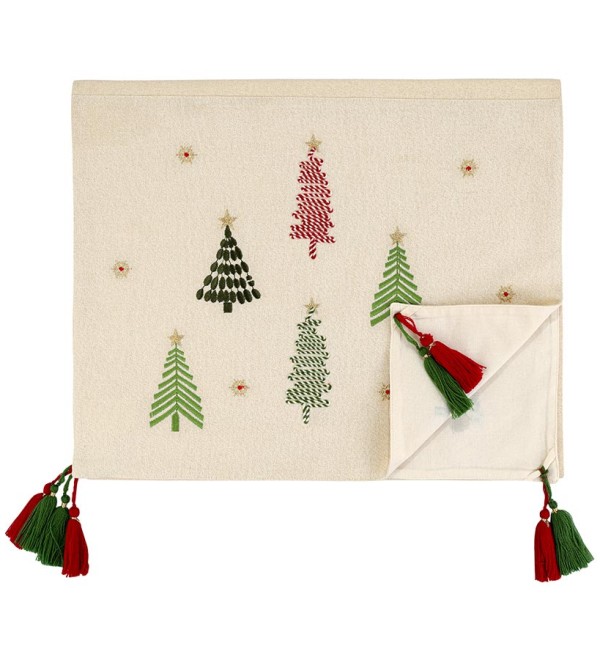 Дорожка на стол frozen pines из коллекции new year essential, 45х150 см