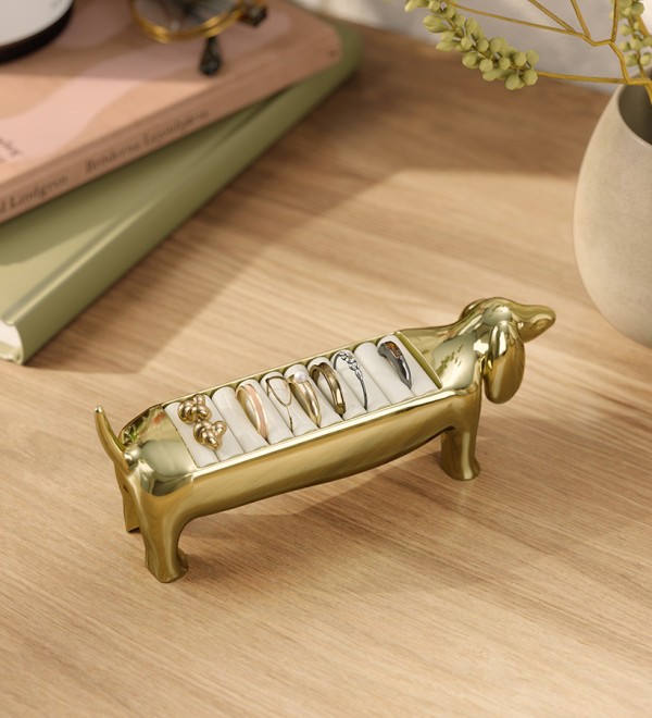 Держатель для колец dachsie, латунь