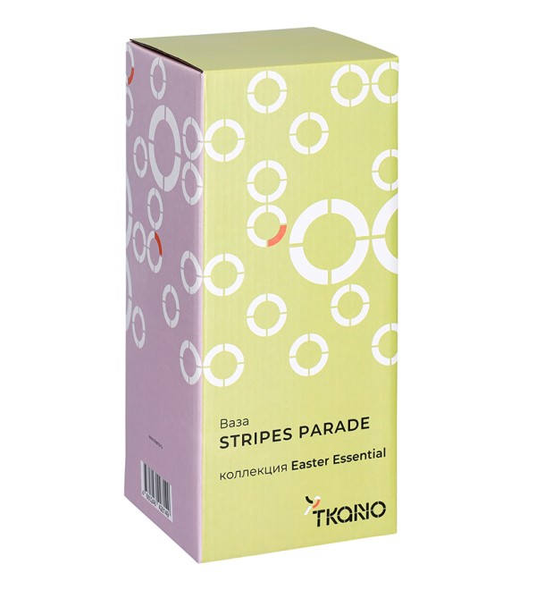 Ваза stripes parade из коллекции easter essential, 25 см