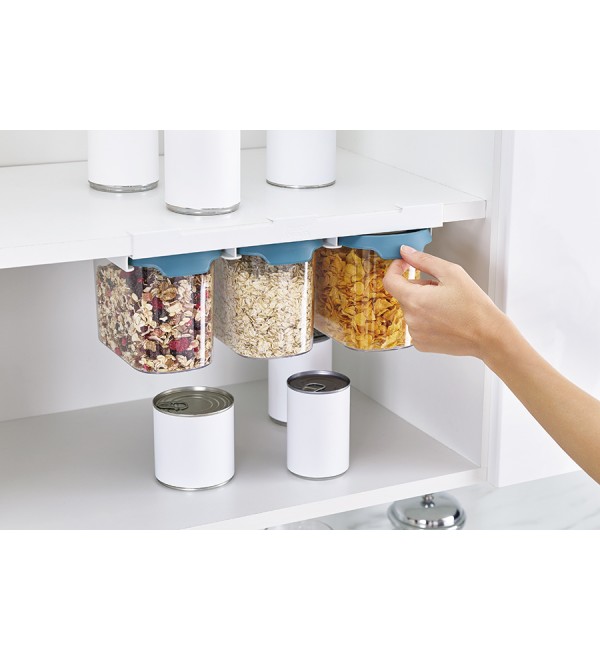 Набор подвесных контейнеров cupboardstore, 1,3 л, темный опал, 3 шт.