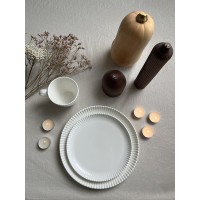Набор из двух тарелок белого цвета из коллекции kitchen spirit, 21 см