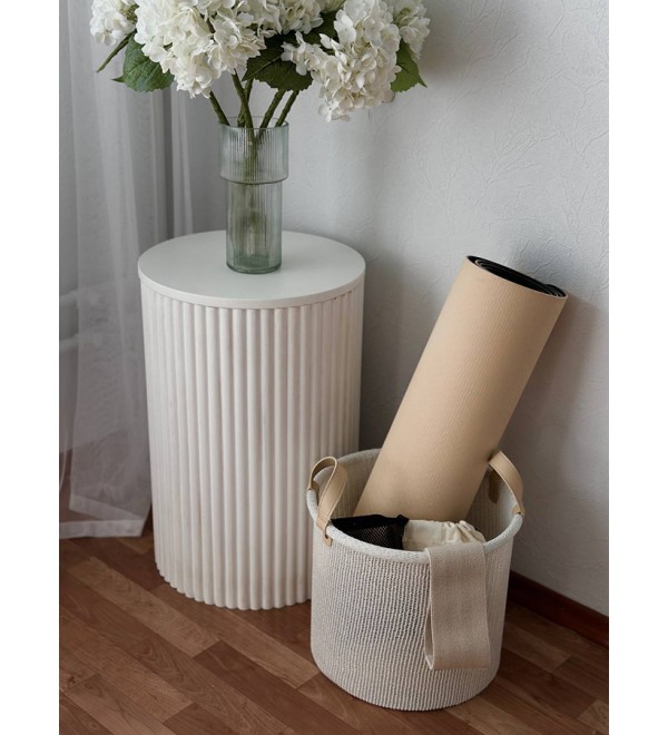 Корзина для хранения sustainable collection, D22х23 см, молочная