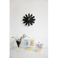 Часы настенные ribbon, D30,5 см, черныe
